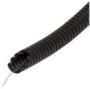 Гофрирана тръба Ф16 320N Combo Spiral Eco 2221 черна, с корда