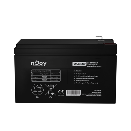 Батерия 12V 25.5 W/cell 7 Ah - NJOY GPL07122F