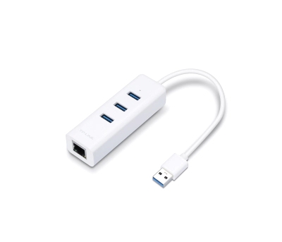 Адаптер за мрежа TP-LINK UE330 RTL8153 3xUSB3.0 1xRJ45 GbE