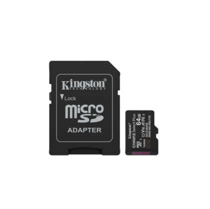 KINGSTON CANVAS SELECT PLUS 64GB MICROSD КАРТА