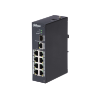 10 Портов Мрежов Комутатор (Суич) DAHUA PFS3110-8T