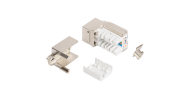 Екраниран Жак Cat.6а за Гигабитова мрежа до 500 MHz NIKOMAX NMC-KJSA2-FT-MT