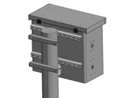 Комплект планки за монтаж на IP кутии към стълб 155 mm, MR.KLPC.155MM.03
