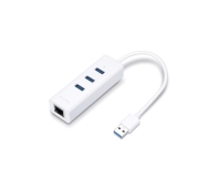 Адаптер за мрежа TP-LINK UE330 RTL8153 3xUSB3.0 1xRJ45 GbE