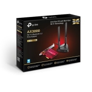 Безжичен адаптер TP-LINK Archer TX3000E, AC2400, Wi-Fi 6, PCI Express, Bluetooth