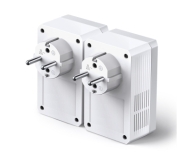 Адаптер за мрежа TP-LINK TL-PA4010P KIT  AV600 1x FE порт  AC гнездо,компл.2бр