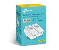 Адаптер за мрежа TP-LINK TL-PA4010P KIT  AV600 1x FE порт  AC гнездо,компл.2бр
