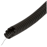 Гофрирана тръба Ф16 320N Combo Spiral Eco 2221 черна, с корда