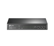 Комутатор TP-LINK TL-SF1009P, 9x 10/100M, 8 x PoE+ 65W, неуправляем, метален