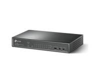 Комутатор TP-LINK TL-SF1009P, 9x 10/100M, 8 x PoE+ 65W, неуправляем, метален