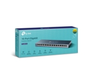 Комутатор TP-LINK TL-SG116, 16x GbE портa, неуправляем, настолен