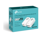Адаптер за мрежа TP-LINK TL-PA8033P KIT, AV1300, 3x GbE порта, AC гнездо, компл.