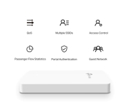 Tочка за достъп TP-LINK EAP235-Wall, AC1200, 4x10/100/1000Mbit портa, PoE