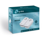Адаптер за мрежа TP-LINK TL-PA8030P KIT, AV1200, 3x GbE порта, AC гнездо, компл.