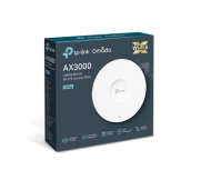 Tочка за достъп TP-LINK EAP650, AX3000, WiFi 6, 1xGbit PoE+ порт, таванен