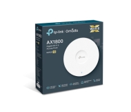 Tочка за достъп TP-LINK EAP620 HD, AX1800, WiFi 6, 1xGbit PoE порт, таванен