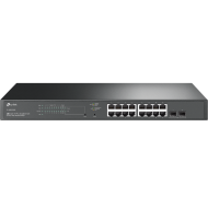 Комутатор TP-LINK TL-SG2218P, 16x Gigabit PoE+ порта, 2x SFP слота, управляем