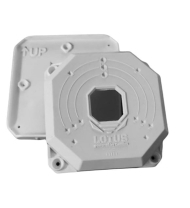 UV защитена кутия за монтаж на куполна или булет камера AP, Lotus WHT