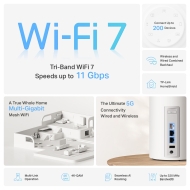 Mesh Wi-Fi 7 система TP-Link Deco BE65 Pro (1-pack) BE9300 – 5Gbps Multi-Gig, EasyMesh, HomeShield