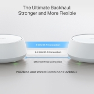 TP-Link Deco BE25 (3-pack) – BE3600 Wi-Fi 7 Mesh система, 2× 2.5G порта, HomeShield, AI Roaming