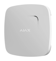 Ajax FireProtect Jeweller – изглед под ъгъл бял