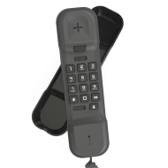 Стационарен телефон Alcatel Temporis 06 – черен – снимка 3