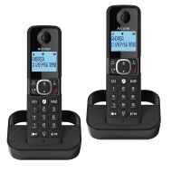 Безжичен телефон Alcatel F860 DUO – черен – снимка 1