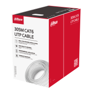 UTP кабел Dahua PFM920I-6UN-C CAT6 – бял – снимка 1