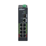 PoE суич Dahua LR2110-8ET-120 – снимка 2