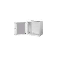 Стенен шкаф Lande 7U 19“ FLAT – сив – снимка 3