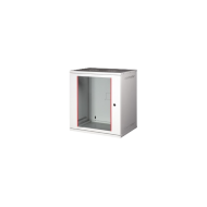 Стенен шкаф Lande 9U 19“ FLAT – сив – снимка 1