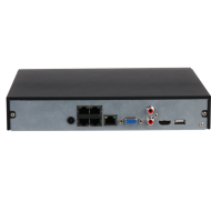 4 канален Compact 1U POE мрежов рекордер(NVR) DAHUA NVR4104HS-P-4KS3 – снимка 2